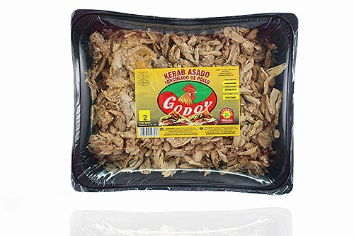 Kebab Loncheado de Pollo Bandeja de 2 Kilos